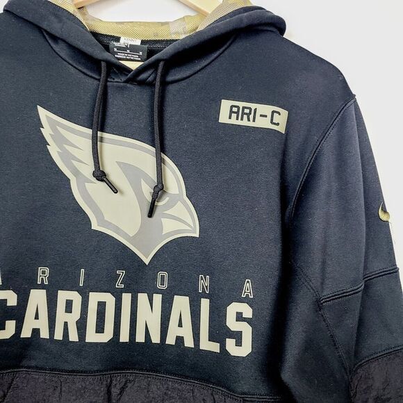 Nike Arizona Cardinals Salute To Service Hoodie M Black Team Issue Kenny Bell - Picture 3 of 9